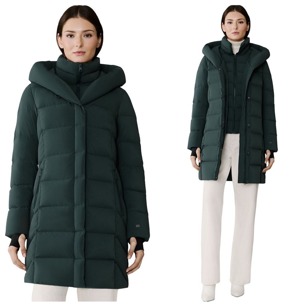 Soia & Kyo Sonny Puffer Jacket in Midnight Forrest